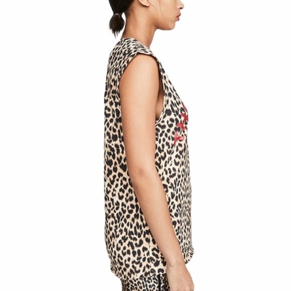 Anthro The Upside Leo Love Leopard Muscle Tank - Picture 5 of 7